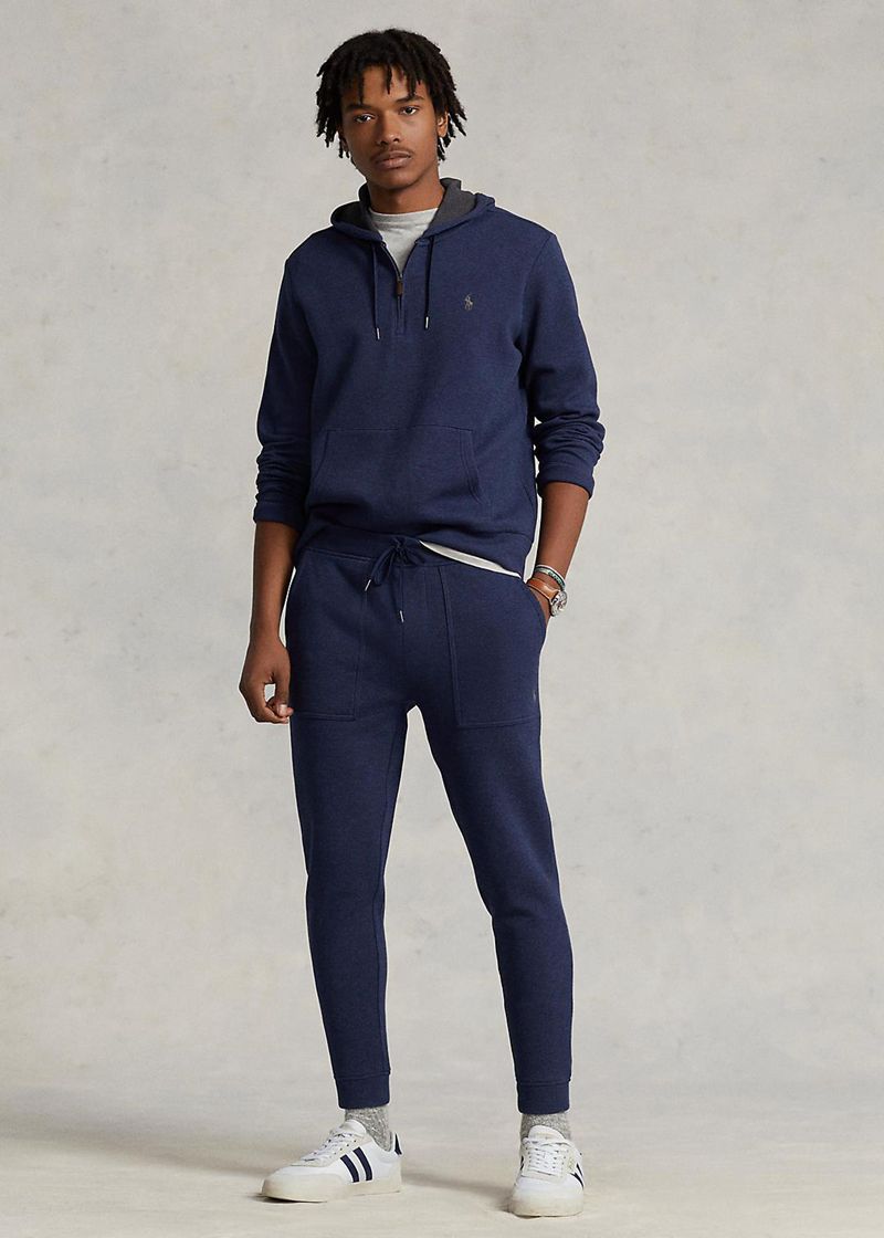 Pantalones Polo Ralph Lauren Hombre Double-Knit Mesh Jogger Chile Azul Marino BLDMV-1592